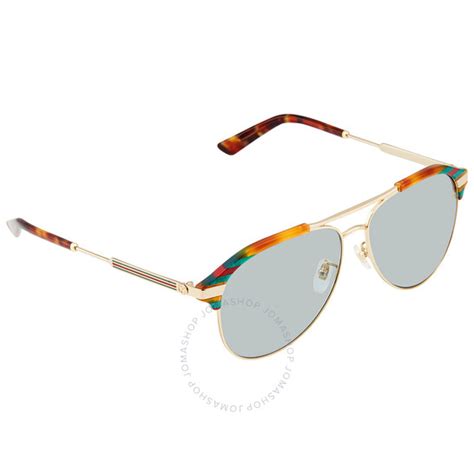 gucci - gg0288sa - metal - blue|Gucci GG0288SA Sunglasses .